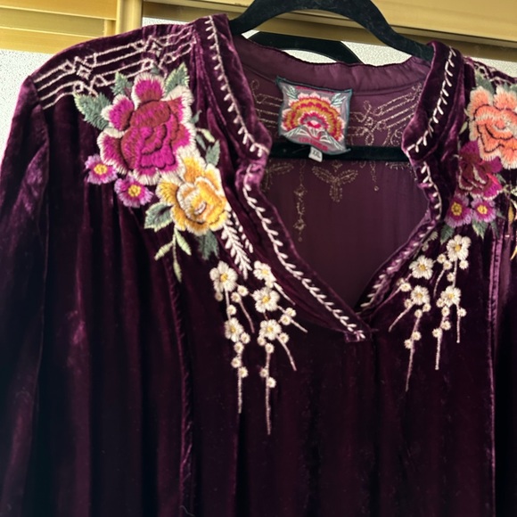 Johnny Was Velvet Dress - Picture 2 of 5